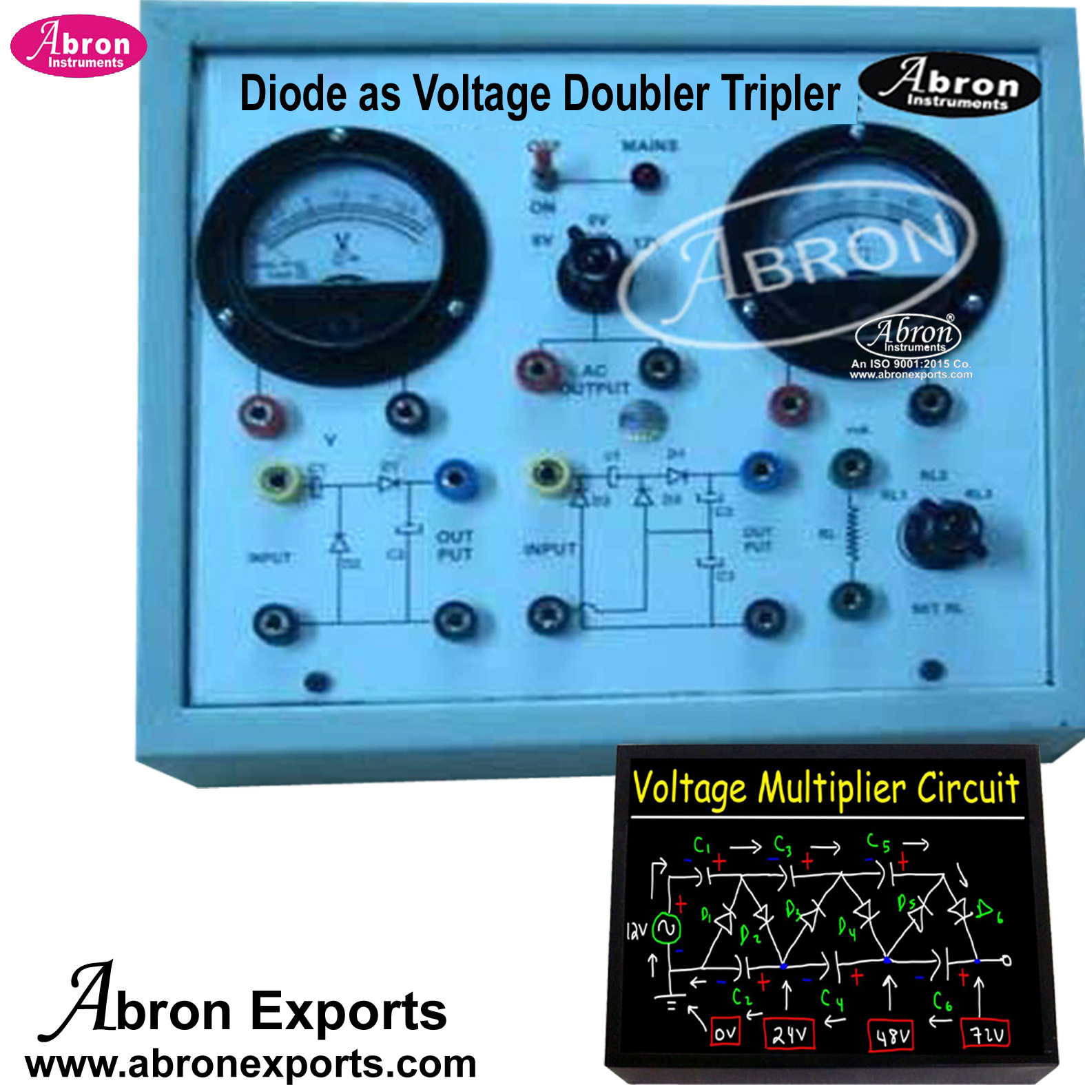Voltage Doubler & Tippler with 2 Meters Power Supply in Box Abron AE-1448D